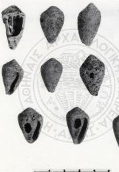 Περατή. Το νεκροταφείον. Κογχύλια του τάφου 133.