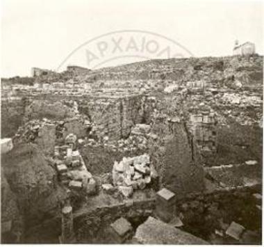 Architectural remains.