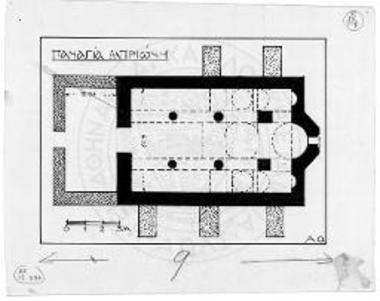 Κάτοψις του ναού της Παναγίας