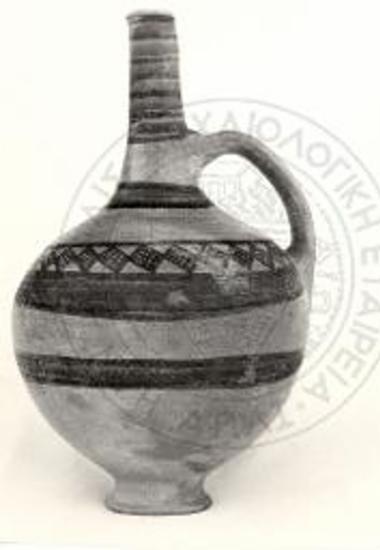 Ταφικός Κύκλος Β, αγγείο εκ του τάφου Κ.