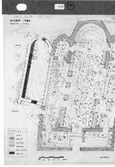 Κάτοψη της βασιλικής όπου σημειώνονται οι φάσεις.