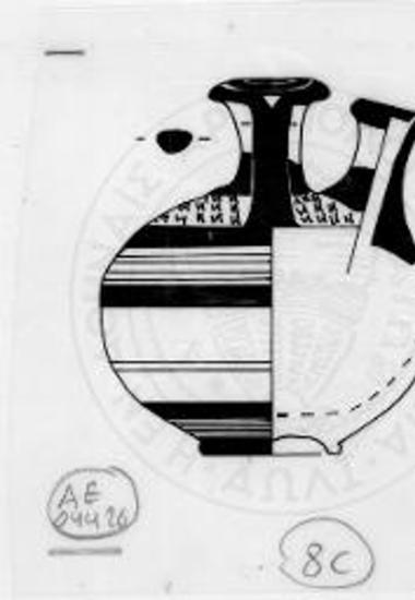 Tomb G-IV: V525. Stirrup jar, globular.