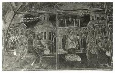 Άνω Δολοί, Μονή Αγίου Νικήτα. Σκηνές μαριολογικού κύκλου (1752).