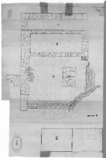 Κάτοψις βορείου οικοδομήματος.