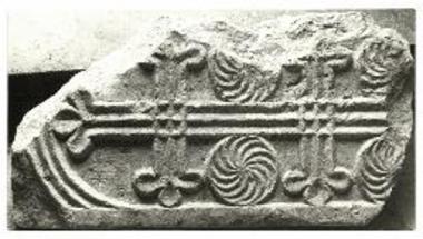 Γέρμα, ναός Αγίου Νικολάου, μαρμάρινον θωράκιον.