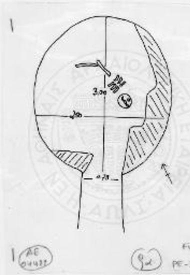 Tomb PE-I, plan.