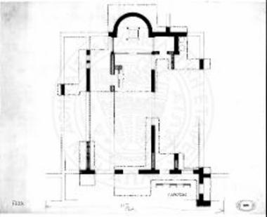 Κάτοψις της βασιλικής παρά τα Φιλιατρά.