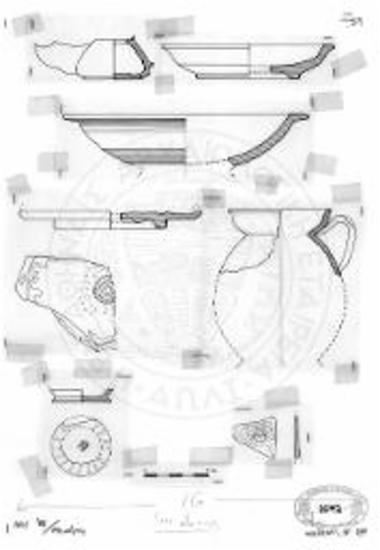 Κεραμεική από την οικία του θεάτρου.