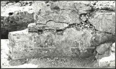 Τηγάνι. Γραπτός διάκοσμος του Ν. τοίχου του πρεσβυτερίου της εκκλησίας.