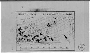 Τοπογραφικόν διάγραμμα μυκηναϊκών τάφων Περατής.