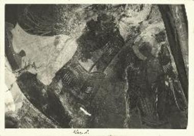ΚΕΡΚΥΡΑ - ΠΑΛΑΙΟΠΟΛΙΣ. Το δεξιόν μέρος της τοιχογραφίας της κόγχης του ιερού.