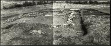 Ιερό της Μητέρας των Θεών. Άποψη του ανασκαφέντος τμήματος: οι δύο κύριοι χώροι.