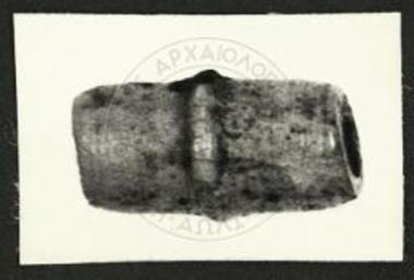 (EN) Personal object of bone. Gate Area TR2 tr2 Pot Burial Tomb 2. Bone bead/button (75.768).