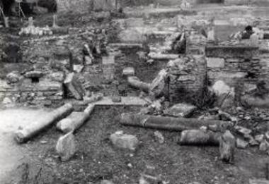 Ο εξωνάρθηξ προ των εργασιών (από Νότου).