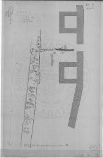 Τμήμα του νεκροταφείου πριν το άνοιγμα και την έρευνα των τάφων και ο χώρος της πύλης του Δ τείχους μετά την απομάκρυνση της μεταγενέστερης διαμόρφωσής της.