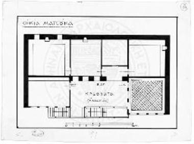 Κάτοψις ορόφου αρτινής οικίας