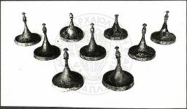 Δωδώνη. Εφηλίδες εξ ορειχάλκου των δύο θυρών του βουλευτηρίου.