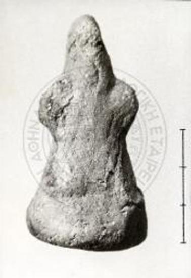 Schematic neolithic figurine.