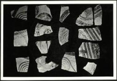 Μυκηναϊκά όστρακα εκ της ανασκαφής.