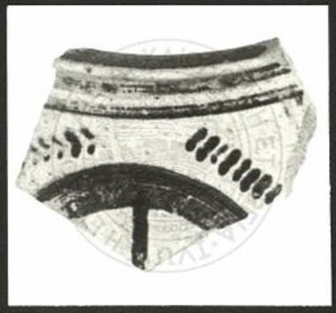 Θραύσμα γραπτού αγγείου παριανού εργαστηρίου (ανδήρου 3-4).