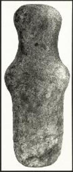 Πάρος, Κουκουναριές. Μαρμάρινο πρωτοκυκλαδικό ειδώλιο.