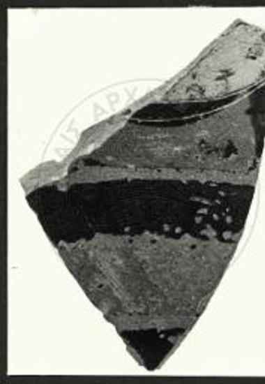 (EN) The Attic Black-Figured Pottery. Closed vases. Isthmus TR3 tr2 (3) B19. Wall fragment, convex (78.1417). Lekythos.