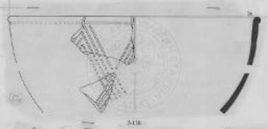 Εγχάρακτη κεραμεική από τον λάκκο 2-Γ.