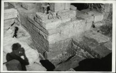 Άβδηρα. Η βορεία πλευρά της δυτικής πύλης. Στρωματογραφική τομή.