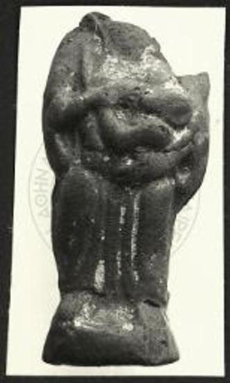 (EN) Mould - made figurine. Isthmus TR2 tr1 (5a). Kourotrophos (78.516).