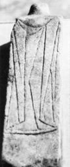 Front of a herm (Temple B).