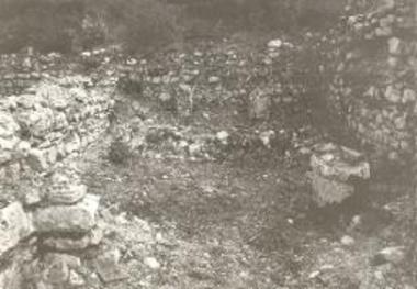 Ο τοίχος Ι πριν από τις εργασίες του 1989.