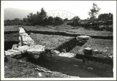 Δωδώνη. Δόμοι τοιχοποιίας μεταξύ Πρυτανείου και νοτίου άκρου ανατολικής στοάς.