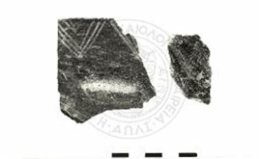 Νεολιθικά όστρακα με γραπτή λευκή διακόσμηση: ΚΑ 4196, Δ 25.