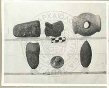 Ανάμεικτα ευρήματα εκ του μεγάρου Σκλαβοκάμπου.