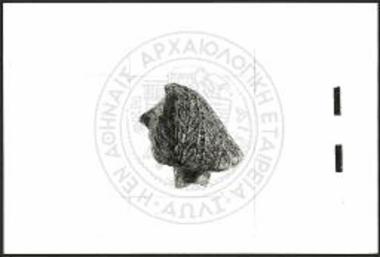 Κεφαλή πήλινου ειδωλίου.