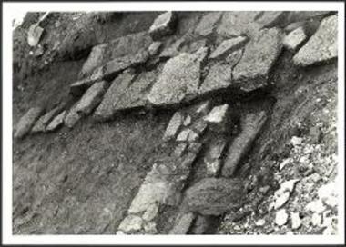 Άποψη μακρού εξωτερικού τοίχου.