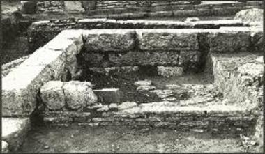 Δωδώνη. Άποψις από ΝΔ του εσωτερικού του ανασκαφέντος τμήματος.