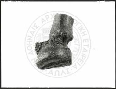 Θραύσματα από σύμπλεγμα  οδηγού τετράποδου. Οπλή. (ΜΗ 3803).