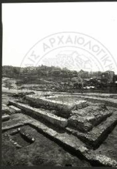 Ναός του Κρόνου και της Ρέας. Λήψη από ΒΔ.