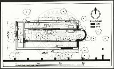 Κάτοψη της βασιλικής του Ολυμπιείου.