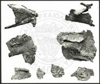 Πυρά Γ. Τεμάχια αργυρών σκευών (Γ80-87).