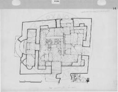 Κάτοψη παρεκκλησίου ΙΙ (Δ. της τέως οικίας Χρόνη).