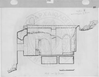 Τομή κατά μήκος της Αγ. Άννας.