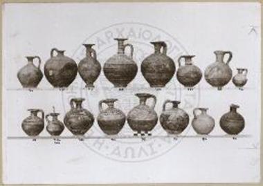 Προχοίσκαι-αρυβαλλίσκοι του τάφου των Αγ. Παρασκιών.