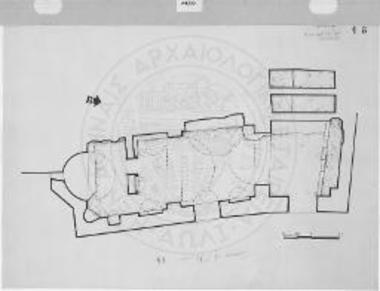 Κάτοψη παρεκκλησίου πίσω από τον Άγ. Νικόλαο.