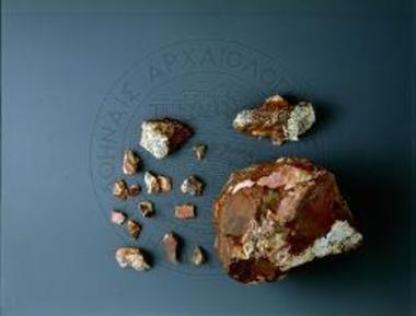 Αρχάνες, χώρος 4 (ισόγειο). Κόκκινος ίασπις.