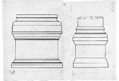 Σχέδια από την Βιβλιοθήκη Αδριανού και Βασιλική Δαφνουσίων