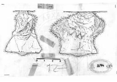 Η δυτική δεξαμενή του ιερού της Νεμέσεως.