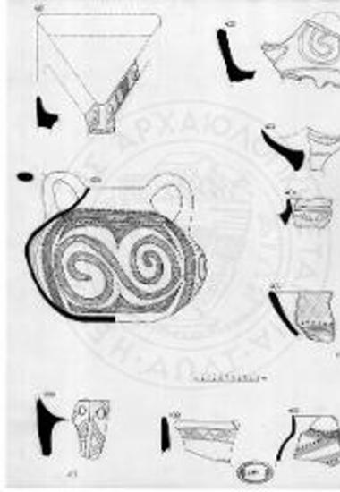 Κεραμική από την ανασκαφή της Δήμητρας.