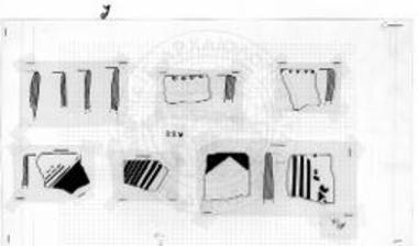 Νεολιθικά όστρακα από την περιοχή της Βόρειας πύλης.